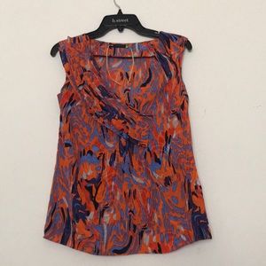 Anthropologie Leifsdottir Silk Patterned Top